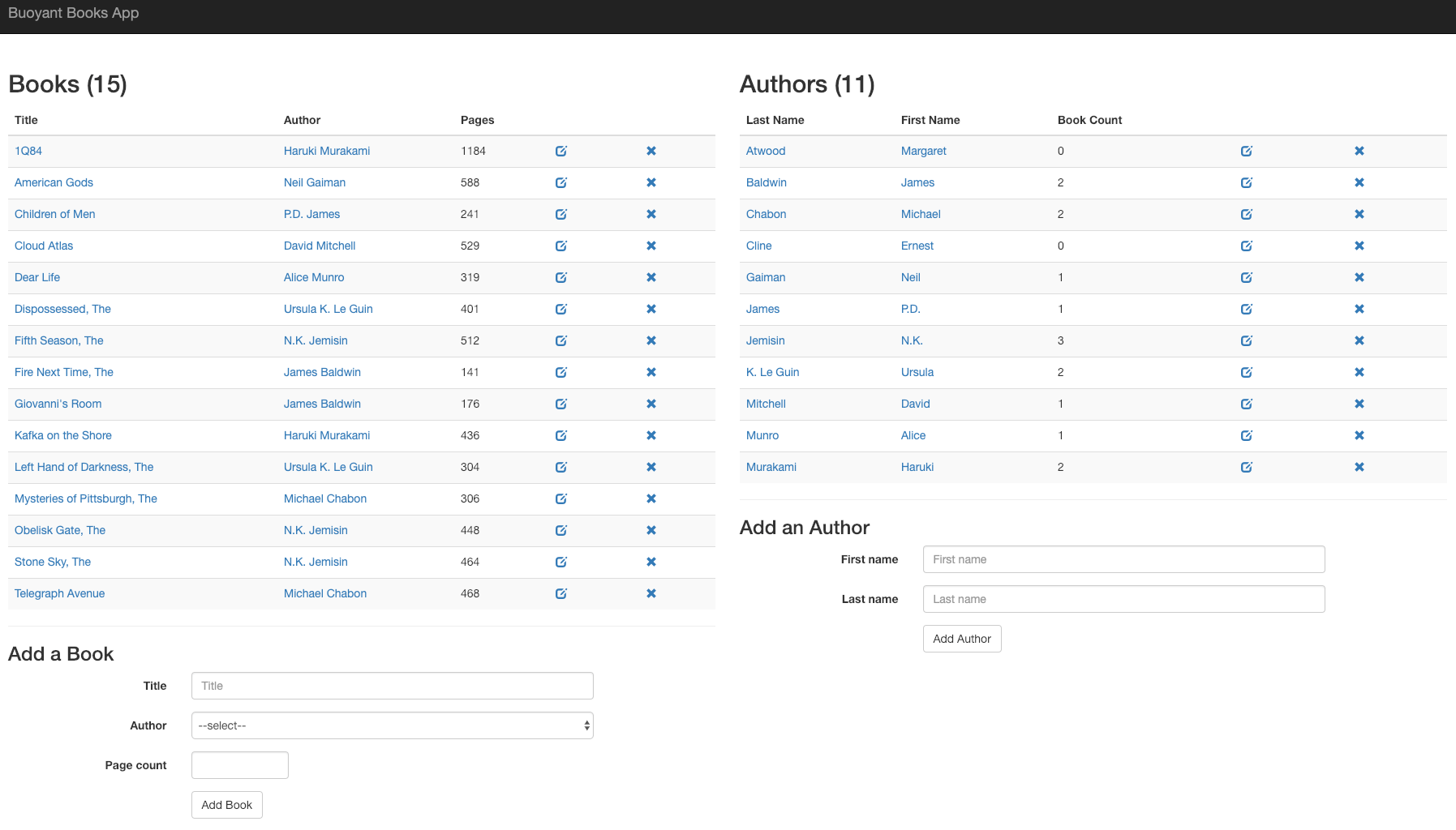 books app overview